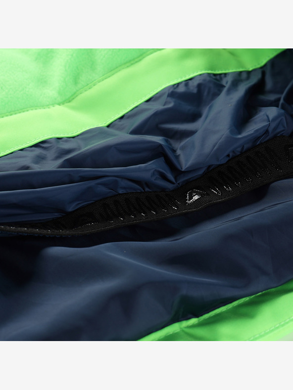 ALPINE PRO Детско ски яке с мембрана ptx snow ALPINE PRO DEARO неоново зелен гекон