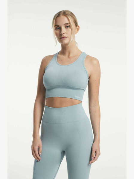 Tenson Дамски безшевен функционален топ TENSON Seamless Top W светлосин