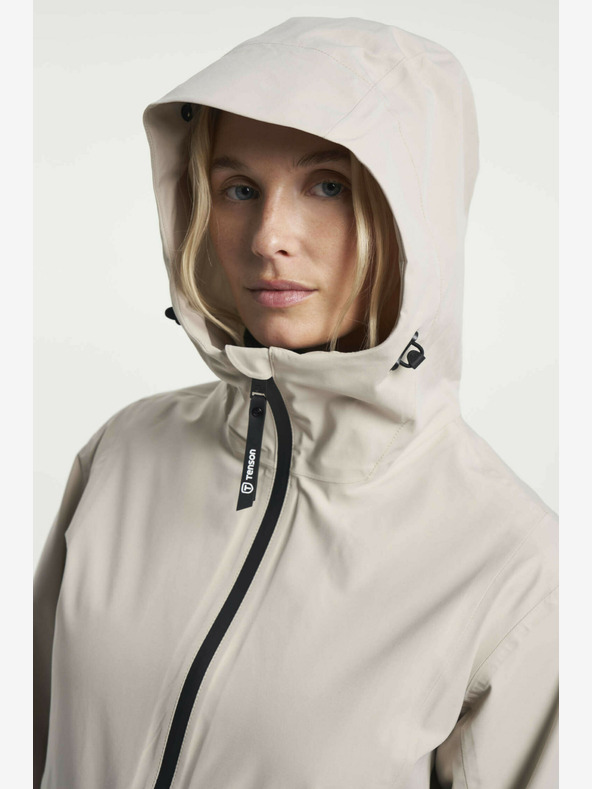 Tenson TENSON Дамска макси парка за начин на живот W светло бежово