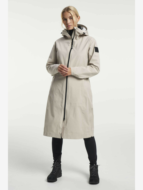 Tenson TENSON Дамска макси парка за начин на живот W светло бежово