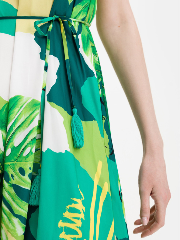 Guess Зелената рокля на Guess Angelica за жени