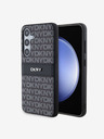 DKNY Заден капак от PC/TPU с повтарящ се десен ивици за Samsung Galaxy S24 Black DKNY