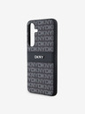 DKNY Заден капак от PC/TPU с повтарящ се десен ивици за Samsung Galaxy S24 Black DKNY