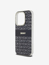 DKNY PC/TPU Repeat Pattern Tonal Stripe Magsafe Back Cover за iPhone 14 Pro Max Black DKNY