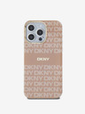 DKNY PC/TPU Repeat Pattern Tonal Stripe Magsafe Back Cover за iPhone 15 Pro Max Pink DKNY