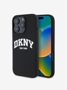 DKNY DKNY Заден капак от течен силикон с логото на MagSafe за iPhone 16 Pro Black