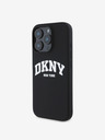 DKNY DKNY Заден капак от течен силикон с логото на MagSafe за iPhone 16 Pro Black