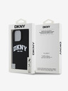 DKNY DKNY Заден капак от течен силикон с логото на MagSafe за iPhone 16 Pro Black