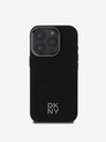 DKNY DKNY PU кожа с лого "Stack" Magsafe заден капак за iPhone 16 Pro Max Black