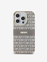 DKNY PC/TPU Repeat Pattern Tonal Stripe Magsafe Back Cover за iPhone 15 Pro Max Beige DKNY