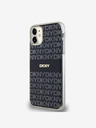 DKNY PC/TPU Repeat Pattern Tonal Stripe Magsafe заден капак за iPhone 11 Black DKNY
