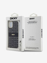 DKNY PC/TPU Repeat Pattern Tonal Stripe Magsafe заден капак за iPhone 11 Black DKNY