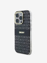 DKNY DKNY PC/TPU Повтарящ се модел с тонове ивици Magsafe заден капак за iPhone 16 Pro Max Black