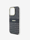 DKNY DKNY PC/TPU Повтарящ се модел с тонове ивици Magsafe заден капак за iPhone 16 Pro Max Black