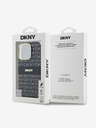 DKNY DKNY PC/TPU Повтарящ се модел с тонове ивици Magsafe заден капак за iPhone 16 Pro Max Black