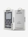 DKNY DKNY PU кожа с кариран десен и райета заден капак за Samsung Galaxy Z Flip 6 Black