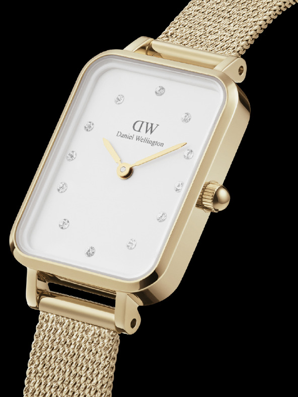 Daniel Wellington Дамски часовник Daniel Wellington Quadro Lumine в злато