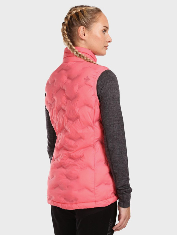 Kilpi Розова дамска ватирана спортна жилетка Kilpi NAI
