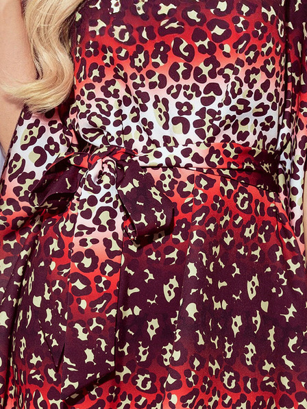 numoco Рокля с пеперуди Numoco SOFIA с връзка на талията