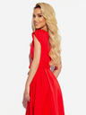 numoco Рокля с разширено деколте - червена Numoco SCARLETT