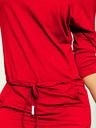 numoco Спортна рокля с връзки и джобове - червена Numoco