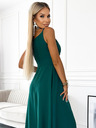 numoco Елегантна дълга макси рокля без презрамки - зелена Numoco CHIARA