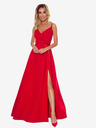 numoco Елегантна макси рокля с презрамки - червена Numoco CHIARA