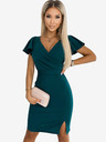 numoco Рокля с деколте тип "молив" на NINA - зелена Numoco NINA