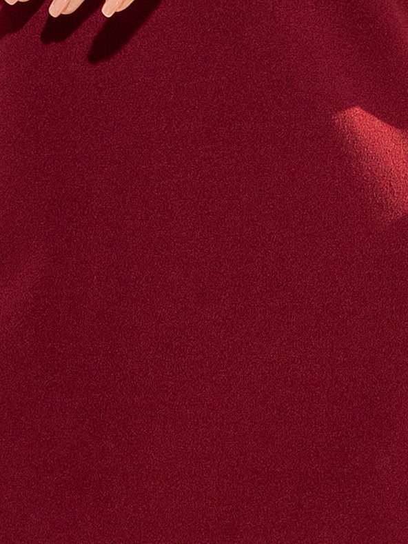 numoco Рокля с дантелени ръкави - бордо Numoco MARGARET