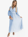 numoco Рокля с коланно деколте - светлосиня Numoco KLARA