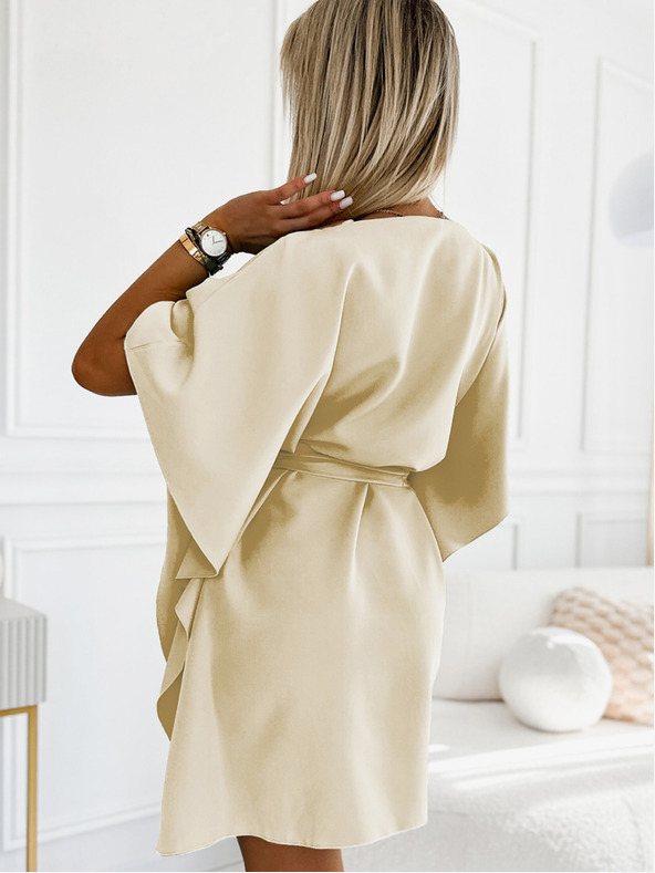 numoco Рокля с пеперуди Numoco SOFIA с връзка на талията