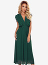 numoco Миди рокля с раирано деколте - зелена Numoco YANA