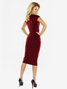 numoco Миди рокля SARA - бордо Numoco