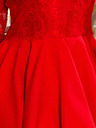 numoco Ексклузивна рокля с дантела - червена Numoco NICOLLE