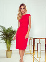 numoco Елегантна миди рокля с колан - червена Numoco TAMARA