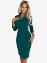 numoco Елегантна рокля с деколте - зелено Numoco KELLY