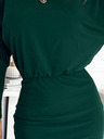 numoco Рокля с ръкави с маншети - зелена Numoco LARA