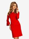 numoco Рокля с дантелени ръкави - червена Numoco MARGARET