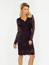 numoco Рокля с дантелено деколте - черна Numoco