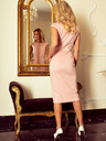 numoco Миди рокля SARA - пастелно розово Numoco