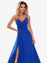 numoco Елегантна макси рокля с презрамки - синя Numoco CHIARA