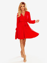numoco Дамска рокля с деколте - червена Numoco BINDY