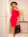 numoco Рокля с къс ръкав - червена Numoco CASSIE