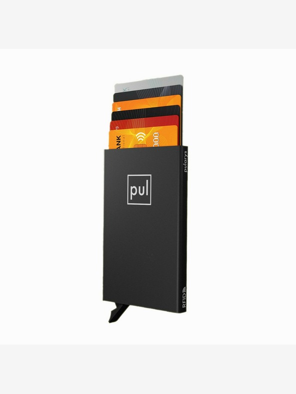 Pularys Калъф за документи Pularys черен, матиран алуминий