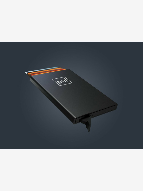 Pularys Калъф за документи Pularys черен, матиран алуминий