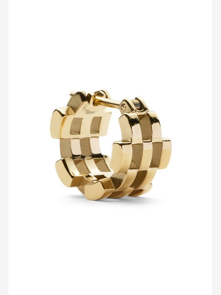 Daniel Wellington Дамски златни стоманени обеци Daniel Wellington 5-Link