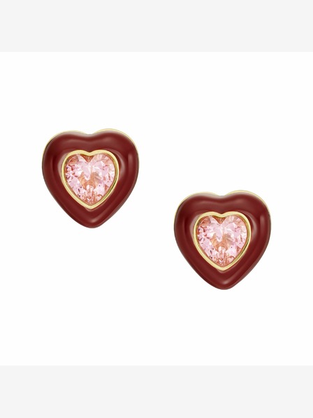 Fossil Дамски обеци със златно покритие Fossil JA7228710