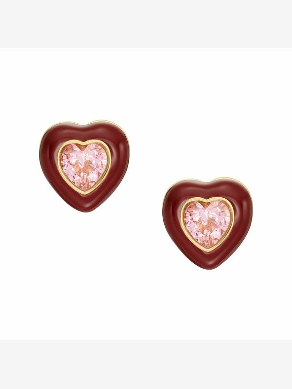 Fossil Дамски обеци със златно покритие Fossil JA7228710