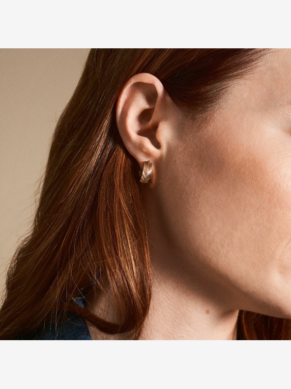 Fossil Дамски обеци с покритие от розово злато Fossil JF04662791