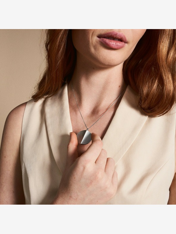 Fossil Дамско стоманено колие Fossil JF04737040